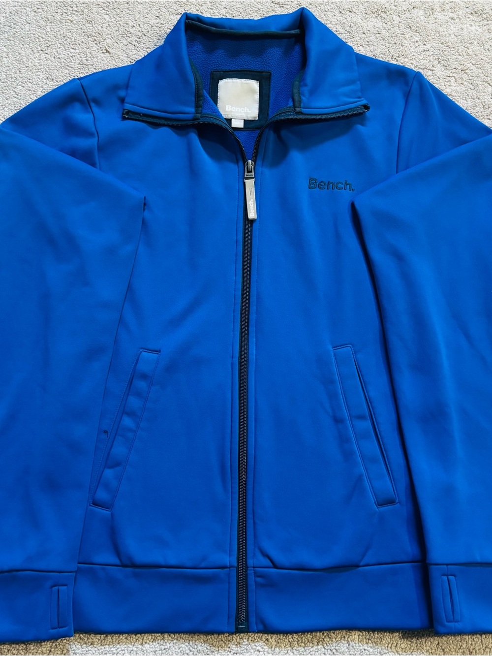 Bench Men’s Royal Blue Lightweight Full-Zip Jacket